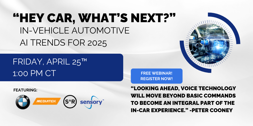 In-Vehicle Automotive AI Trends for 2025 and Beyond